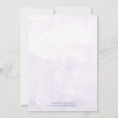 Invitations de mariage d'Hydrangea (Dos)