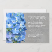 Invitations de mariage d'Hydrangea (Devant)