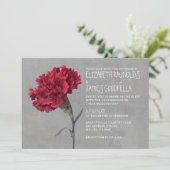 Invitations de mariage d'oeillet (Debout devant)