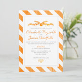 Invitations de mariage d'Orange (Debout devant)