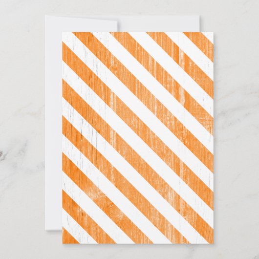 Invitations de mariage d'Orange (Dos)