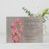 Invitations de mariage d'orchidées au Cymbidium ru (Debout devant)