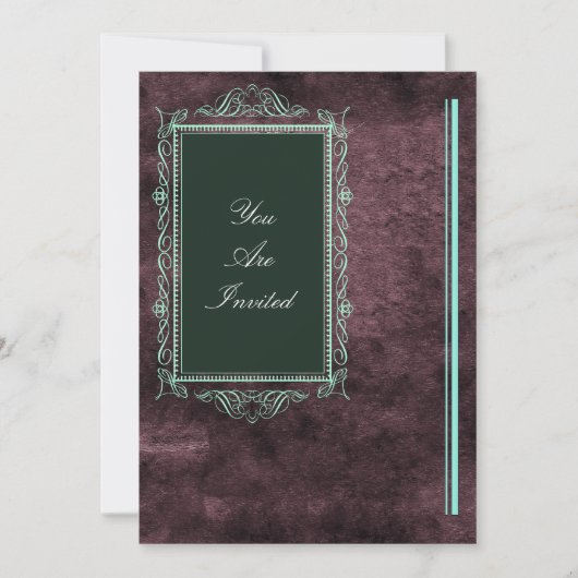 Invitations de mariage du cadre d'image (Devant)