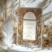 Invitations de mariage du coquelicot orange Art No