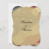 Invitations de mariage du drapeau américain (Dos)