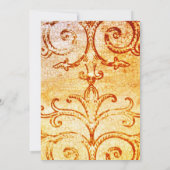 Invitations de mariage du maron rustique du Shabby (Dos)