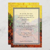 Invitations de mariage du parent de chambre (Devant / Derrière)