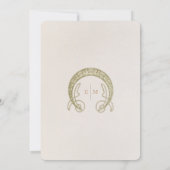 Invitations de mariage du pavot Art Nouveau par Mu (Dos)