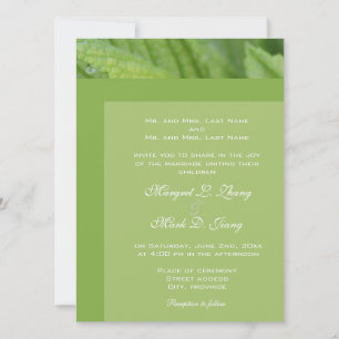 Invitations de mariage du printemps et de l'été à 