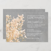 Invitations de mariage du souffle du bébé (Devant / Derrière)