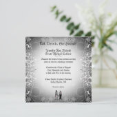 Invitations de mariage d'une mariée de squelette g (Debout devant)