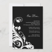 Invitations de mariage élégantes (Dos)