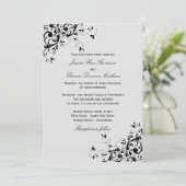 Invitations de mariage Élégantes (Debout devant)