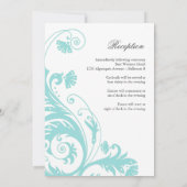 Invitations de mariage élégantes (Dos)