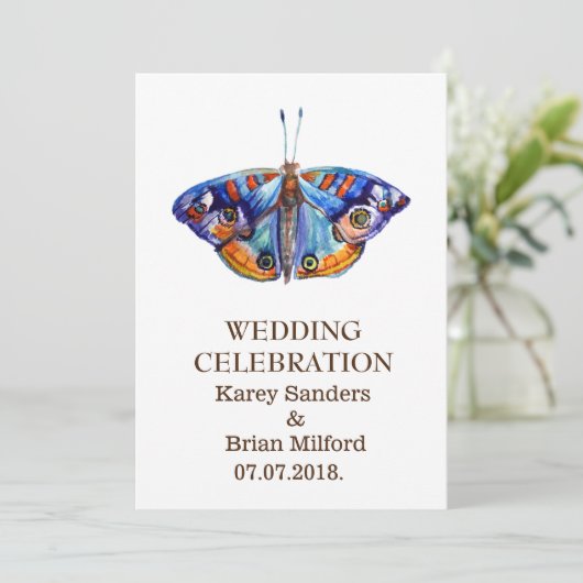 Invitations de mariage élégantes (Debout devant)