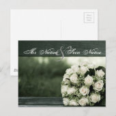 Invitations de mariage élégantes (Devant / Derrière)