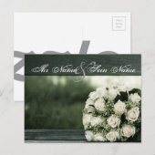 Invitations de mariage élégantes (Devant / Derrière)