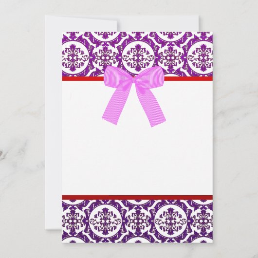 Invitations de mariage élégantes (Dos)