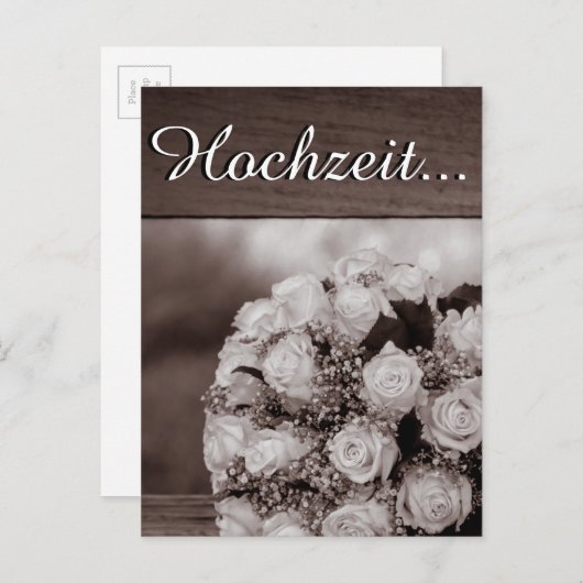 Invitations de mariage élégantes 12 (Devant / Derrière)