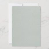 Invitations De Mariage En Argent De Luxe Simple (Dos)