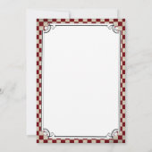 Invitations de mariage en carton de contrôle à vap (Dos)