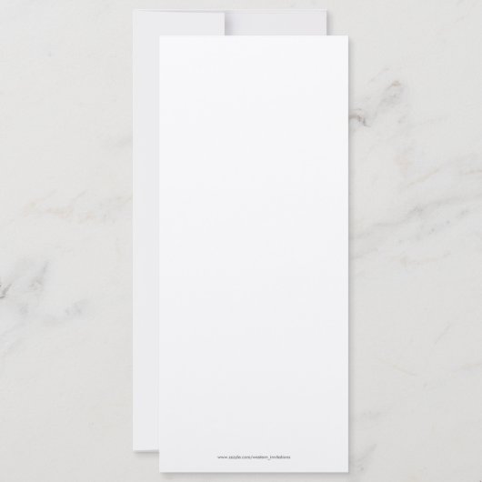 Invitations de mariage en étoile noire et champagn (Dos)