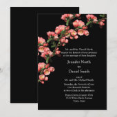 Invitations de mariage en fleurs du printemps (Devant / Derrière)