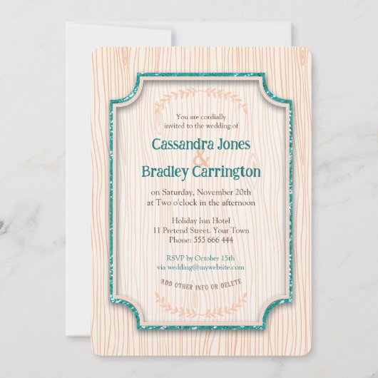 Invitations de mariage en or noir violet (Dos)