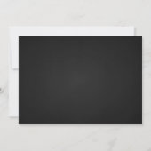 Invitations de mariage en tableau de bord simples  (Dos)