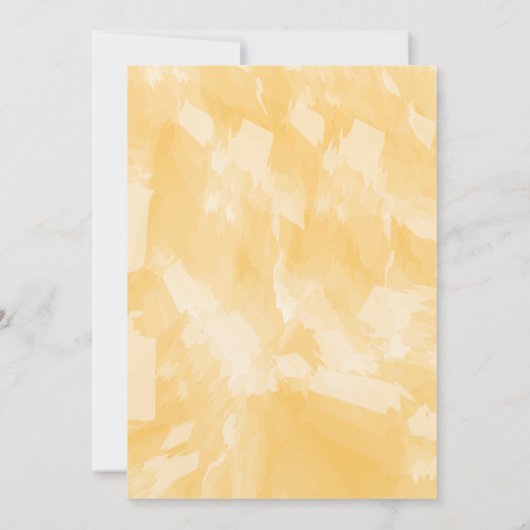 Invitations de mariage esthétique orange (Dos)