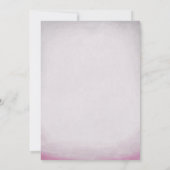 Invitations de mariage flamboyant et rose chaud (Dos)