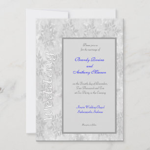 Invitations de mariage Flammes de neige d'hiver Im