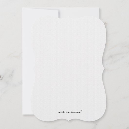 Invitations de mariage Fleur De Lis (Dos)