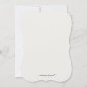 Invitations de mariage Fleur De Lis (Dos)