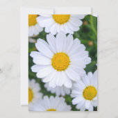 Invitations de mariage floral personnalisées (Dos)