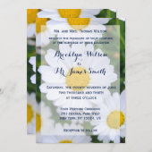 Invitations de mariage floral personnalisées (Devant / Derrière)