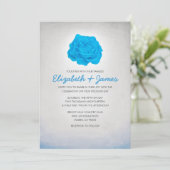 Invitations de mariage floral tendance unique (Debout devant)