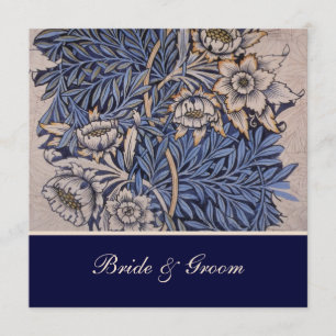 Invitations de mariage Floral William Morris