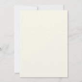 Invitations de mariage florales de luxe (Dos)