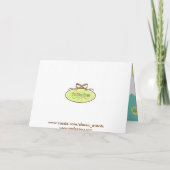 Invitations de mariage ~ flores d'été pavot bleu (Dos)