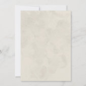 Invitations de mariage florissantes Vintages (Dos)