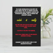 invitations de mariage folles (Debout devant)