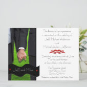 Invitations de mariage gay personnalisées dans deu (Debout devant)