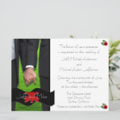 Invitations de mariage gay personnalisées pour deu (Debout devant)