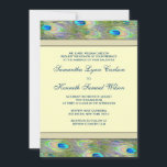 Invitations de mariage Gold Peacock<br><div class="desc">Invitations de mariage indien de paon d'or. Invitations de mariage à paon. Invitations de mariage en plumes de paon. Invitations de mariage indiennes. Invitations de mariage indien de Peacock.</div>