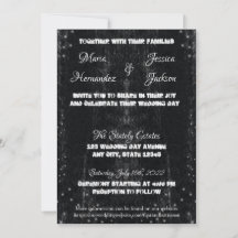 Invitations de mariage gothique de décomposition