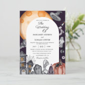 invitations de mariage halloween (Debout devant)