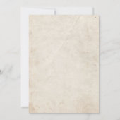 Invitations de mariage hippique Vintages (Dos)