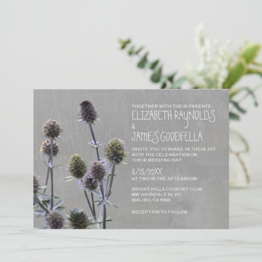 Invitations de mariage Holly (Debout devant)