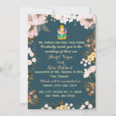 Invitations de mariage indiennes (Devant)